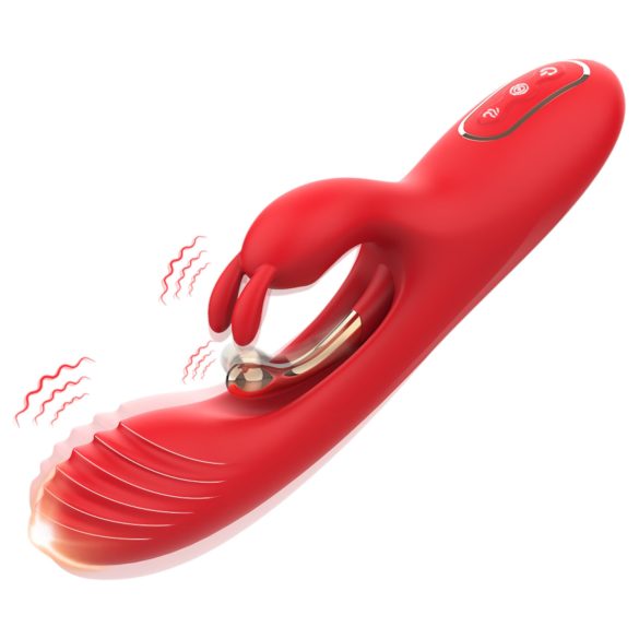 Bestoy - Vibrator stimulare punct G și clitoris - roșu