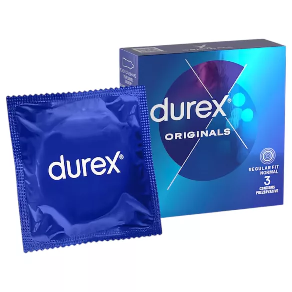 Durex Originals - prezervative - 3 bucăți