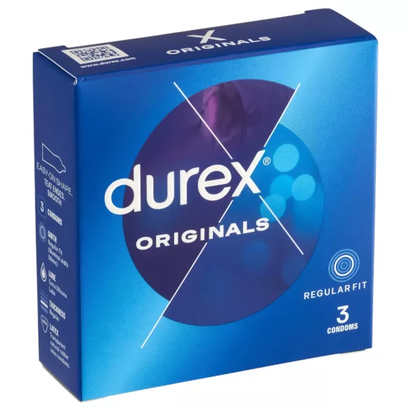 Durex Originals - prezervative - 3 bucăți