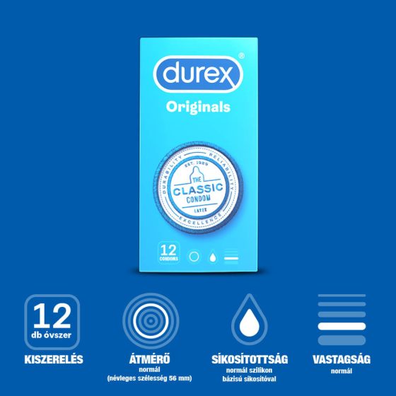 Durex Classic - prezervative (12 bucăți)