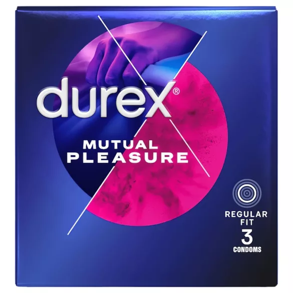 Durex Mutual Pleasure - prezervative cu efect întârziat (3 bucăți)