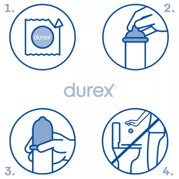 Durex Mutual Pleasure - prezervative cu efect întârziat (3 bucăți)