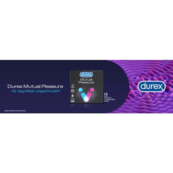 Durex Plăcere Mutuală - prezervativ cu efect de întârziere (3 buc)