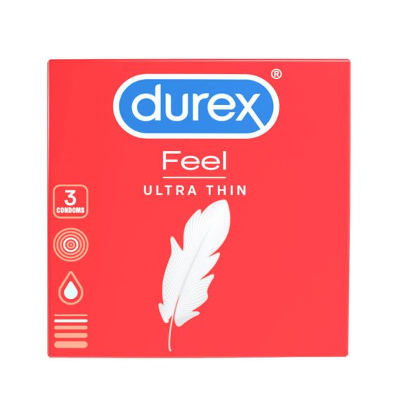Durex Feel Ultra Thin - prezervativ ultra realist (3 buc)