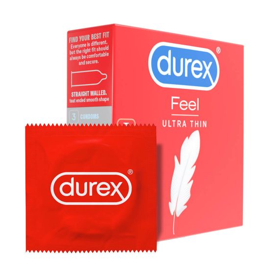 Durex Feel Ultra Thin - prezervativ ultra realist (3 buc)
