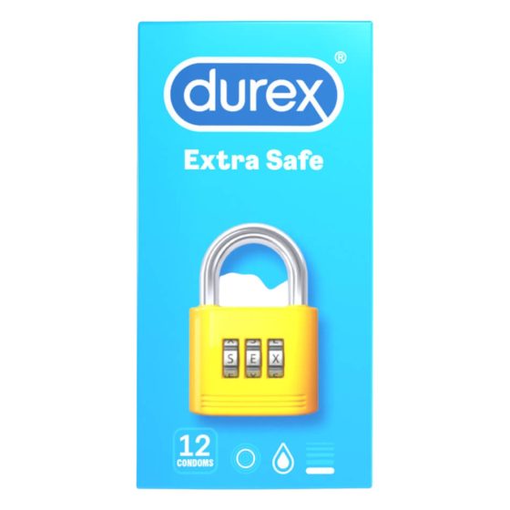 Durex extra safe - prezervativ de siguranță (12 bucăți)
