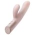 Blush Fraya - vibrator rabbit cu funcție de împingere - silicon roz