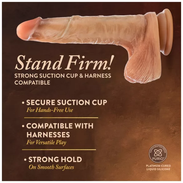 Blush Renaissance - dildo realist cu prepuț glisant (culoarea pielii)