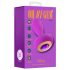 Oh My Gem – plug anal vibrant cu piatră decorativă (mov)