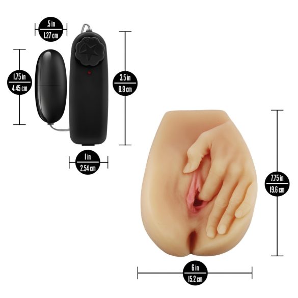 Enlust Selena - vagină artificială cu vibrații cu imagini generate de inteligență artificială (natur)