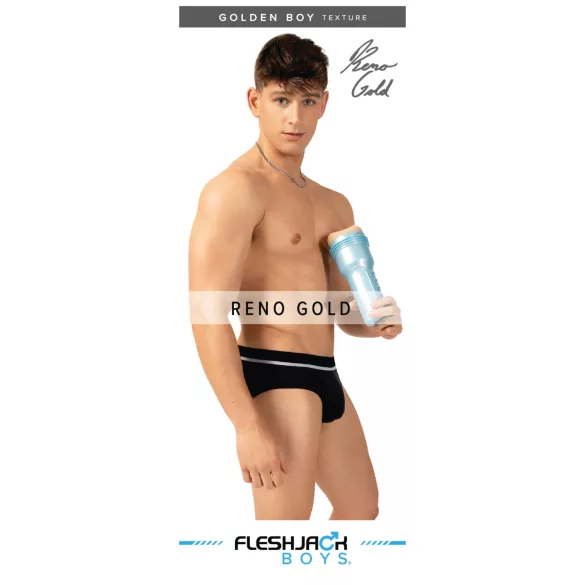 Fleshjack Reno Gold - masturbator realist tip popou - silicon natur