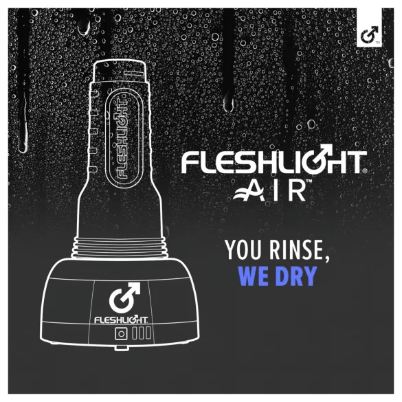 Fleshlight Air - uscător automat pentru masturbator (negru)