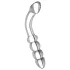 Prisms Hamsa - dildo sticlă dublu capăt G-spot - transparent