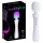 Paradise Illumination - vibrator tip baghetă pentru masaj luminos (alb)