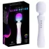 Paradise Illumination - vibrator tip baghetă pentru masaj luminos (alb)