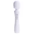 Paradise Illumination - vibrator tip baghetă pentru masaj luminos (alb)