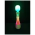 Paradise Illumination - vibrator tip baghetă pentru masaj luminos (alb)