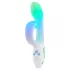 Paradise Illumination - vibrator cu braț clitoridian luminos (alb)