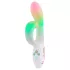 Paradise Illumination - vibrator cu braț clitoridian luminos (alb)