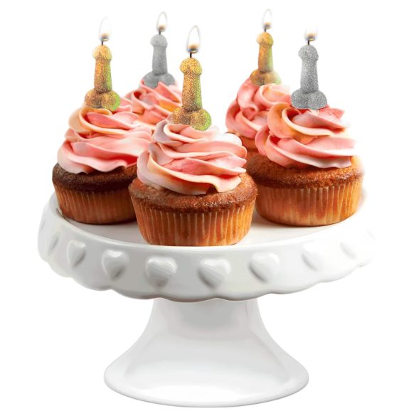 Glittaretti - set lumânări penis (5 buc)