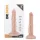 Dr. Skin 5 - dildo realist cu ventuză - silicon bej 14,5cm