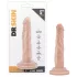 Dr. Skin 5 - dildo realist cu ventuză - silicon bej 14,5cm