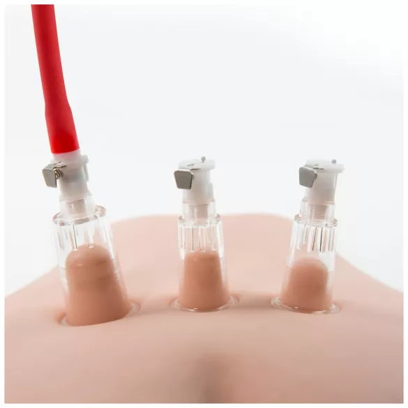 Blush Temptasia - set profesional de pompe pentru clitoris (negru)