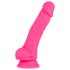 Blush Neo - dildo cu ventuză - 19cm - roz