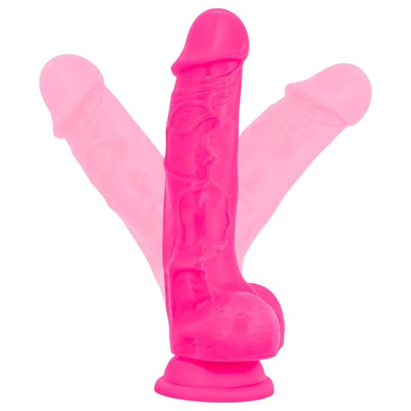 Blush Neo - dildo cu ventuză - 19cm - roz