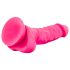 Blush Neo – dildo cu ventuză, 19 cm (roz)