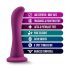 Temptasia Bellatrix - dildo cu ventuză (mov)