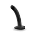 Temptasia Twist Small - dildo răsucit cu ventuză (negru)