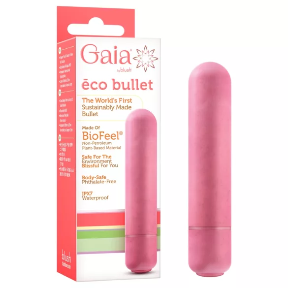 Gaia - Vibrator tip baghetă eco-friendly - mărime medie - coral