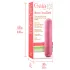 Gaia - Vibrator tip baghetă eco-friendly - mărime medie - coral