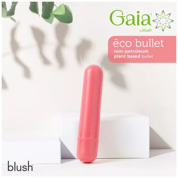 Gaia - Vibrator tip baghetă eco-friendly - mărime medie - coral