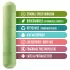 Gaia Eco M - vibratoare tip baghetă ecologic - mărime medie - verde