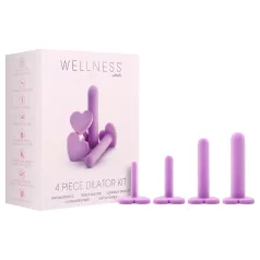 Blush Wellness - set dilatatoare vaginale - silicon - mov
