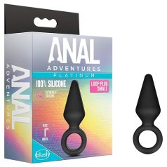 Anal Adventures Platinum - dop anal mic - silicon negru