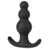 Anal Adventures Platinum - dop anal cu bile - silicon negru