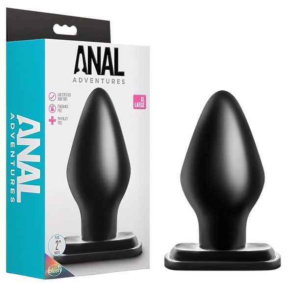 Anal Adventures XL - dop anal extra mare - silicon negru