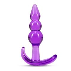 B Yours - dildo anal cu bile (violet)