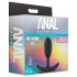 Anal Adventures Platinum - dop anal - mărime medie - silicon negru