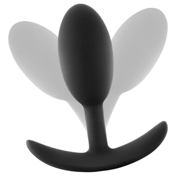 Anal Adventures Platinum - dop anal - mărime medie - silicon negru