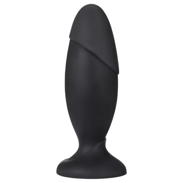 Anal Adventures Platinum Rocket - plug anal mare - silicon negru