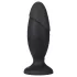 Anal Adventures Platinum Rocket - plug anal mare - silicon negru