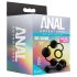 Anal Adventures - dildo anal cu bile - silicon negru