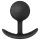 Anal Adventures Platinum - dop anal vibrator - silicon negru