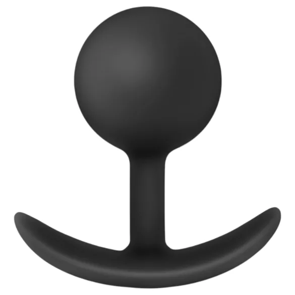 Anal Adventures Platinum - dop anal vibrator - silicon negru