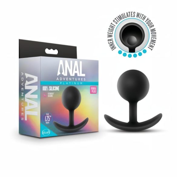 Anal Adventures Platinum - dop anal (negru)
