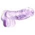 Blush Naturally Yours - dildo cu cristale (mov)